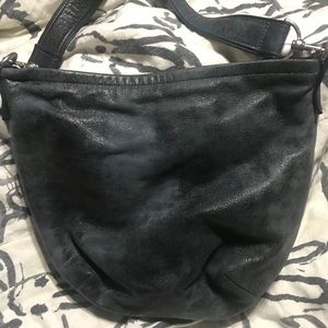 Rough and Tumble tiny boho bag black rock navy